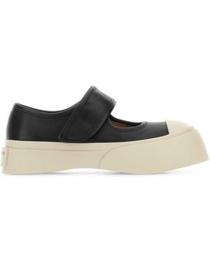 Marni Chunky Platform Maryjane Sneakers For - Black
