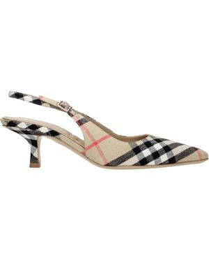 Burberry Sandals Fabric - Metallic