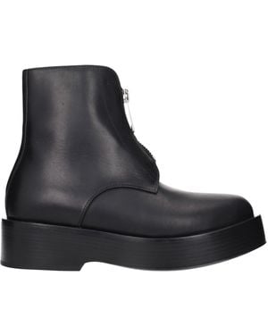 Bottega Veneta Ankle Boots Leather - Black