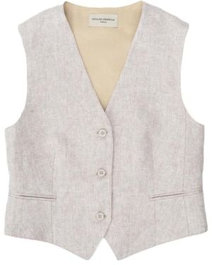 Officine Generale Tailored Waistcoat With Adjustable Fit - Weiß