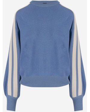 Pinko Viscousemix Flood-sweatshirt - Blauw