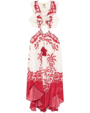 FARM Rio Wonder Sand Sleeveless Dress in Red | Lyst