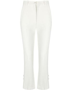 Elisabetta Franchi Smoking Trouser - White