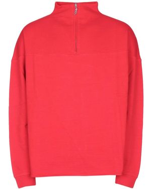 Jacquemus Rounded Square Crewneck Sweatshirt - Red