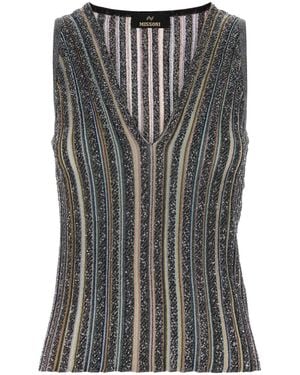 Missoni Embroidered Viscose-Blend Top - Black