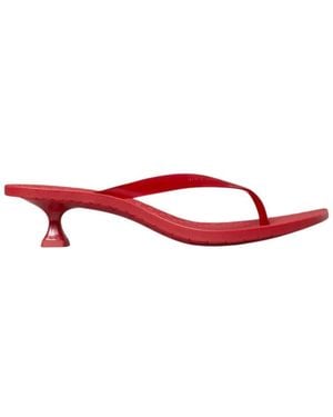 Tory Burch Jelly Heel Flip Flop 40Mm - Red