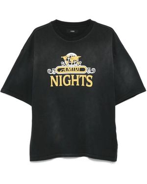 Amiri Night T-Shirt - Schwarz