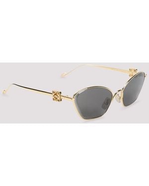 Loewe Anagram Sechseck-Sonnenbrille aus Metall - Mehrfarbig