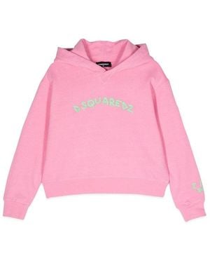 DSquared² Logo Hoodie - Pink