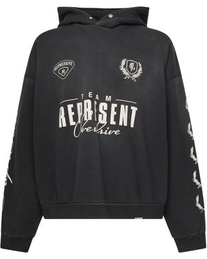 Represent Weltmeisterschaft Gewaschener Schwarzer Sweatshirt
