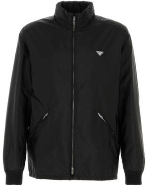 Prada Mock Collar Jacket - Black