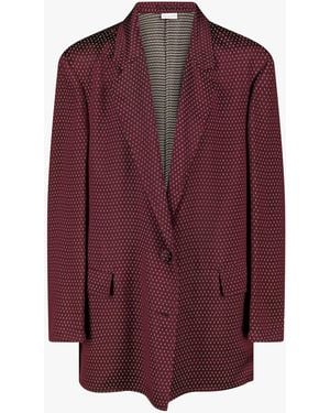 Dries Van Noten 00410 Bastis 2350 W.W.Jacket Clothing - Purple