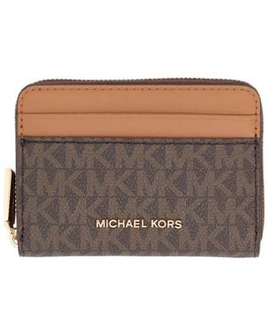 MICHAEL Michael Kors Wallet With Logo - Grey