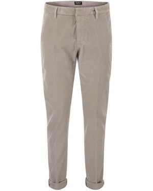Dondup Gaubert Slim Milleraies Pantaloni - Grigio