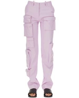 Off-White c/o Virgil Abloh Gabardine Cargo Pants - Pink