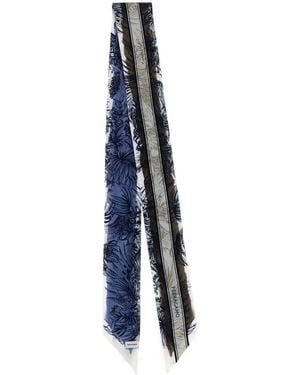 Ferragamo Bandeau 'gravure' Print - Blauw