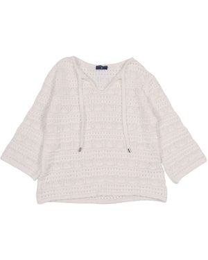 Ermanno Scervino Ermanno Scervino Kinder-Top aus gehäkelter Baumwolle - Weiß