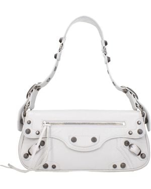 Balenciaga Umhängetaschen Le Cagole Donna Pelle Bianco/Bianco Ottico - Weiß