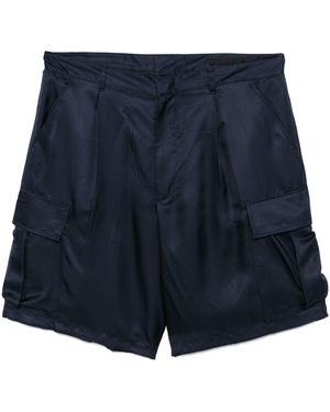 Prada Zijden Cargoshort - Blauw