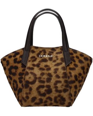 Dondup Handbags For Little Horse - Brown