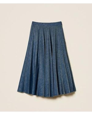 Twinset Skirt - Blue