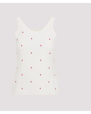 Bottega Veneta Tank Top - White