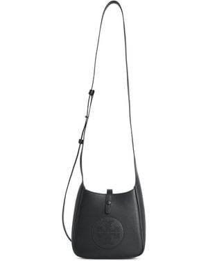 Tory Burch Medium 'Miller Swing' Lear Crossbody Bag - White