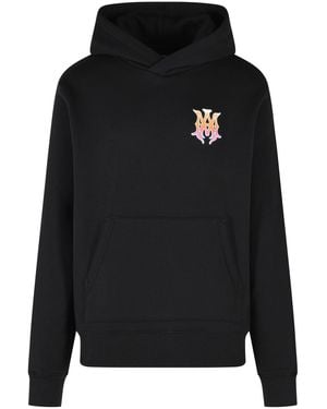 Amiri 'Ma Surf' Sudadera de Algodón Negra - Negro