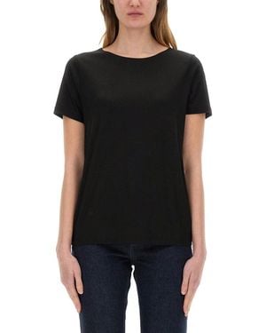 Fay Regular Fit T-Shirt - Black