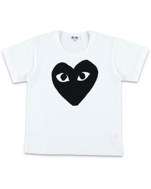 COMME DES GARÇONS PLAY T Shirts And Polos - White