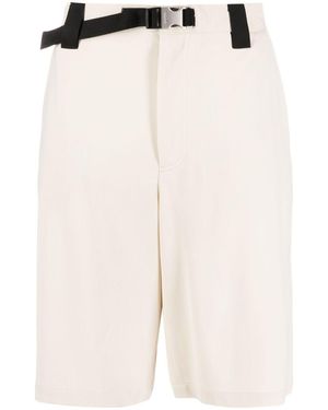 Jacquemus Le Short Meio Shorts Met Ceintuur - Wit