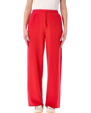 American Vintage Atubay Loose Joggers - Red