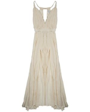 120% Lino Mini Dress - White