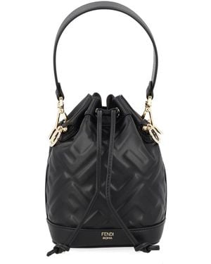 Fendi "Mon Tresor" Mini Bag - Black