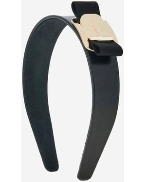 Ferragamo Vara Bow Headband - Black