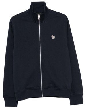 Paul Smith Zebra Logo Cotton Sweatshirt - Blue