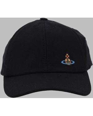 Vivienne Westwood Classic Cotton Hat For - Black