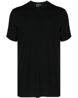 Giorgio Armani Icon Jersey T Shirt - Black