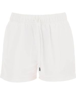 Autry Sweatshorts Mit Logo -stickerei - Wit