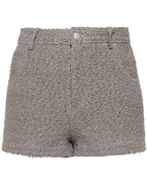 IRO Daphna Cotton Blend Shorts - Grey
