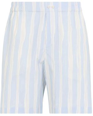 Jacquemus Light Striped Shorts - Blue