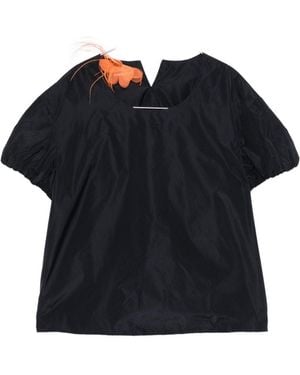 Susanne Bommer Puff Sleeves - Black