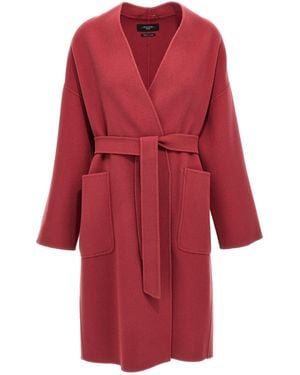 Weekend by Maxmara 'Eris' Coat - Red