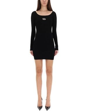 DIESEL M-Vera Knitted Mini Dress - Black