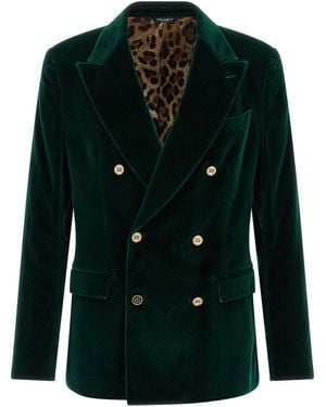 Dolce & Gabbana 'Sicilia Light' Blazer - Green