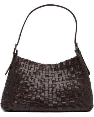 Dragon Diffusion Hobo Salvage Irregular Woven Hobo 36 X22 X15 Cm - Brown
