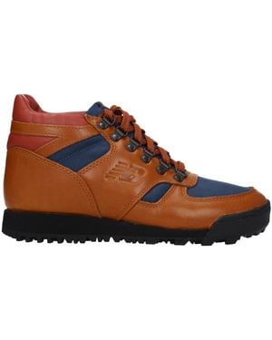 New Balance Stivaletti Uomo Pelle Marrone - Brown