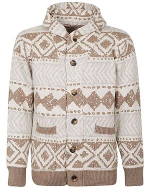 TOOCO Etnische Print Vest - Grijs