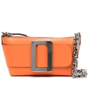 Boyy Buckle Pouchettleder -Leder -Umhängetasche - Orange