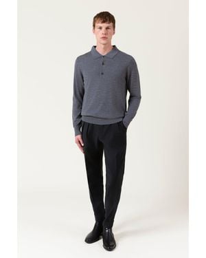 AUTORE Maglia Douglas in Lana Merino - Blau